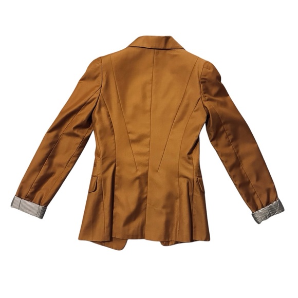 Bershka Camel Fitted Blazer - Women’s Size S - Picture 8 of 8